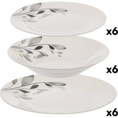 Vajilla Lila 18Pcs - Sg secret de gourmet