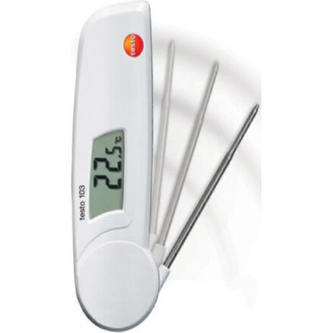 Faltbares Einstichthermometer, digitales LCD-Einstichthermometer, Lebensmittelthermometer T103 (-30 °C bis +220 °C) 0560 0103 (1/5)