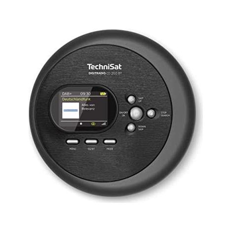 TechniSat Digitradio CD 2GO BT Radio-lecteur CD DAB+, FM Bluetooth, CD noir (1/5)