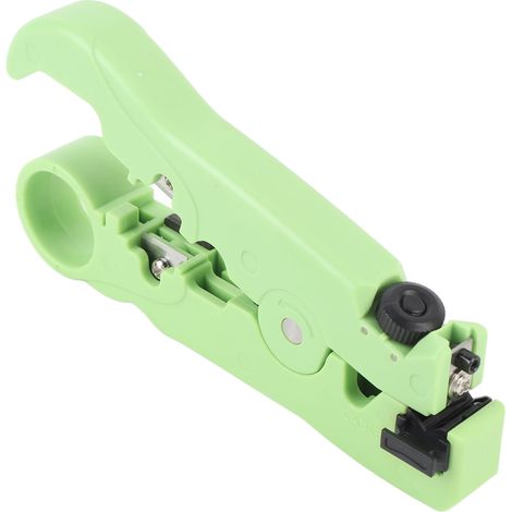 Pince à dénuder coupe-câble universelle pour câble coaxial, câble réseau TV et fibre optique CS-08 (1/5)