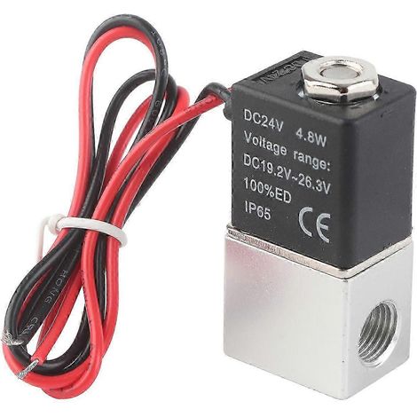 Électrovanne à réponse rapide 24 V CC, 2 positions, 2 voies, air/eau/huile, G14 YEMAA (1/5)