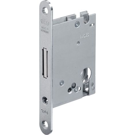 BKS Einsteckriegelschloss  1308 PZ20/55mm  SP VA rd  - B 1308  0167 (1/3)