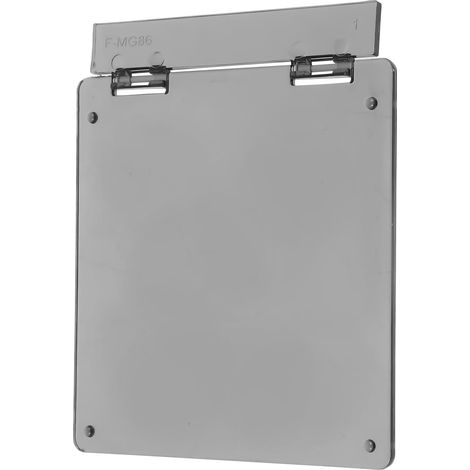 Couvercle de Panneau de Climatiseur Couvercle de Protection du Panneau Plastique Noir Étanche Anti-dommages et Interrupteur Fête (1/5)