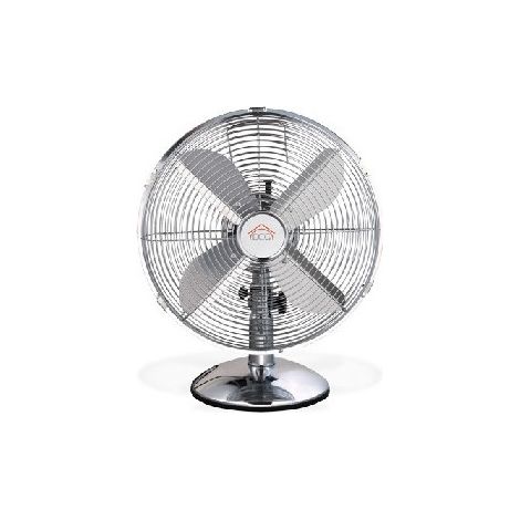 DCG Eltronic VE1612 SS Ventilator Chrom, Silber