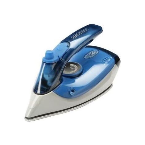 Black+Decker BXIR1000E ferro da stiro blu e bianco