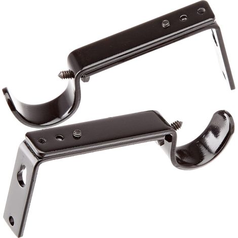 Supports Rideaux Métal Noir - Ateliers 28