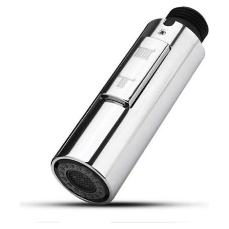 Embout Robinet Cuisine de Rechange DouchetteTête de Robinet Amovible Universelle G1/2 Acier Inoxydable SUS304(galvanoplastie)- (1/5)