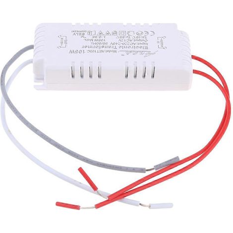 Alimentation LED halogène 12 V AC 105 W, transformateur électronique neuf (1/5)