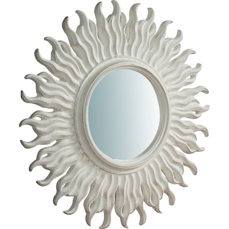 Miroir Mural à accrocher en bois finition feuille or vieilli  aux dimensions L46XPR4,5XH46 cm Made in Italy