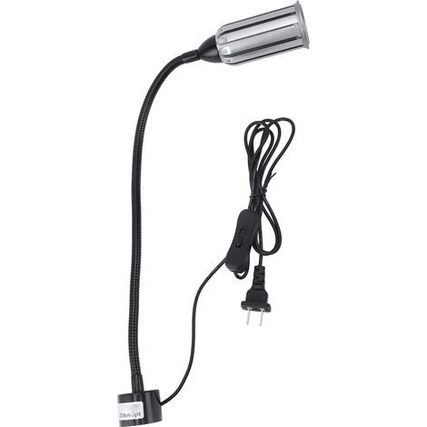 15W Magnetic Work Light, 1200LM, LED, Machine with Flexible Gooseneck, Tool Lamp for Shop, Industrial Sewing Grid Lighting (1/5)