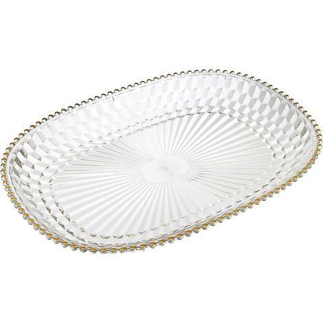 Plateau de Service "Sabah" 48cm Transparent (1/4)