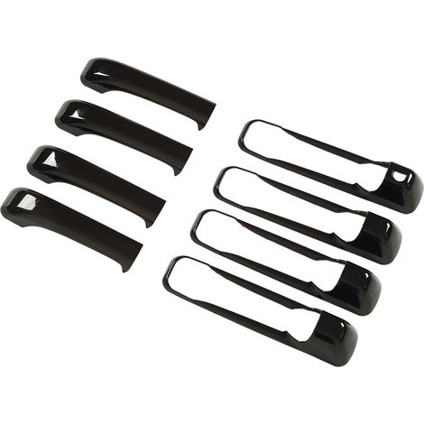 8-teiliges Set Türgriffabdeckungen außen, glänzend schwarz, als Ersatz für Dodge Ram 1500, 2500, 3500, 4500 und 5500 (1/5)