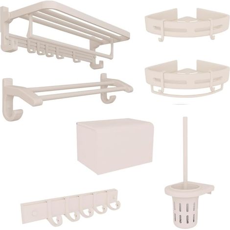 colored Towel Storage Rack No Drilling Required (1/5)