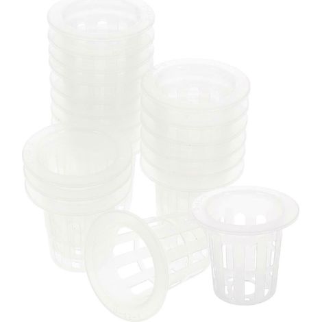 Les paniers de jardin en plastique à mailles ajourées, vendus par lot de 100, sont de bonne qualité. (1/5)