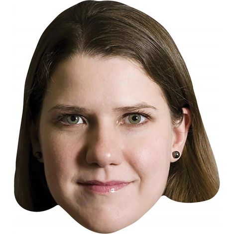 Masque en carton - Femme Politique Jo Swinson (1/3)