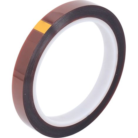Hochtemperaturbeständiges Isolierband, braunes PI-Band mit Goldprägung, 12 mm x 33 m (1/5)