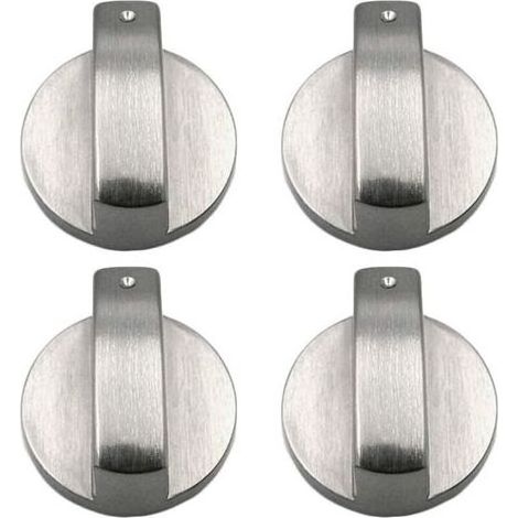 4 pièces bouton cuisinière boutons de cuisinière à gaz boutons de cuisinière à gaz en métal bouton de cuisinière à gaz contrôle boutons de cuisinière en métal pour cuisine 6mm (1/4)