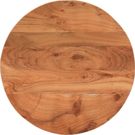 Tablero de mesa redondo madera maciza de acacia Ø60x2,5 cm