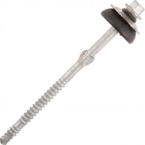 Viti per legno con punta a onda in fibrocemento SCELL-IT - Ø6,5x130 mm TH8 - Acciaio zincato - Confezione da 100 - FTW-65130GC