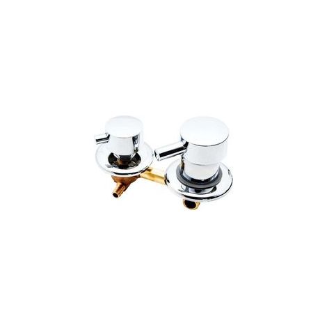 Mitigeur de douche 3 voies en laiton – Vanne de mélange pour eau chaude et froide – Installation facile – Compatible avec systèmes standards (1/5)