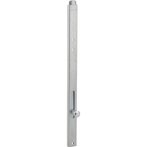 Thirard – Verrou vertical à visser 300mm – Pêne plat coulissant en acier zingué – Sécurisé pour portail – Usage intensif