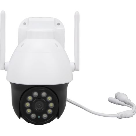 Caméra PTZ 2MP, intérieur/extérieur, compatible WiFi, réseau domestique, télécommande, haute définition, caméra de vision nocturne, norme européenne. (1/5)