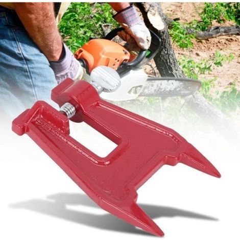 Universal chainsaw vise sharpener sharpening tool guide bar clamping-TIM (1/4)