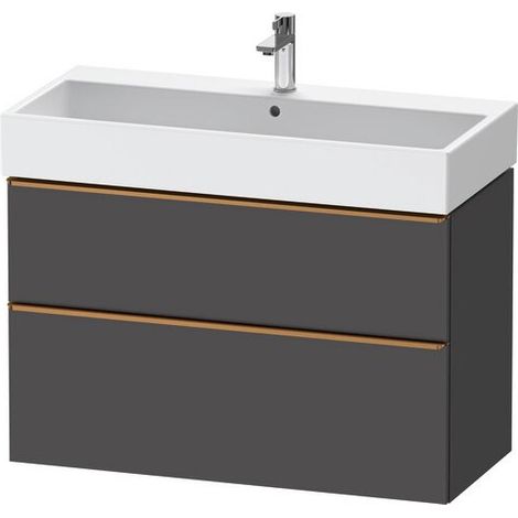 DURAVIT DE4374004490000 D-Neo WTUWH Meuble sous-lavabo 984x442x625 Gt Mt H3H