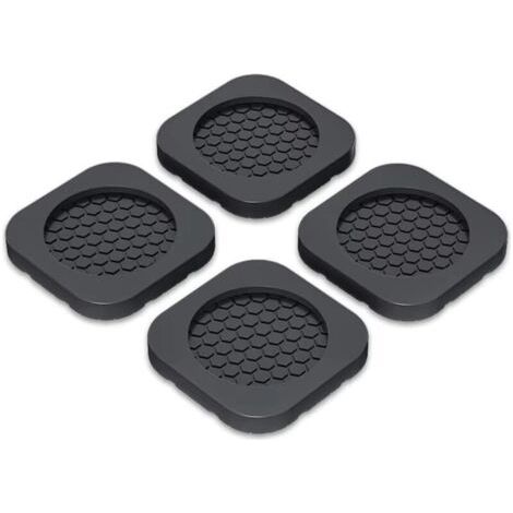 CCYKXAA 4 Pièces Coussinets Anti-Vibrations pour Machines à Laver - Pieds Universels Antidérapants et Réducteurs de Bruit pour (1/4)