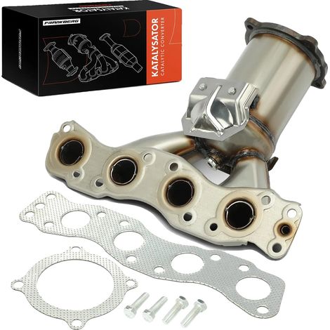 Catalyseur, Matériau Cordiérite, Longueur 390 mm, Compatible avec Fiat, Norme d'Émission Euro 4, Comprend des Vis (1/5)