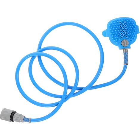 Brosse pour chien - Douchette de bain, brosse de massage et tuyau, outil de toilettage - Nettoyage pratique et bain relaxant (1/5)
