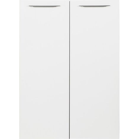 COPPIA ANTE DISEGNO 75XH105CM BIANCHE LACCATE