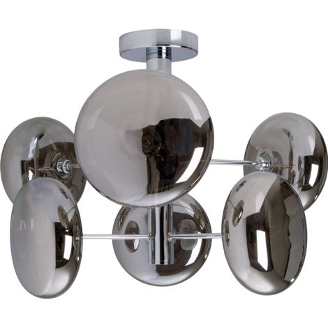 Naeve ORION Plafonnier semi-encastré à bras multiples chromé 6xG9 (1/5)