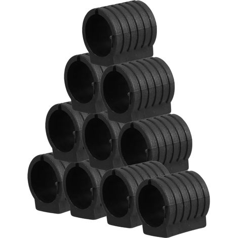 Lot de 10 protège-pieds chaise en plastique PE, conception ergonomique (1/5)
