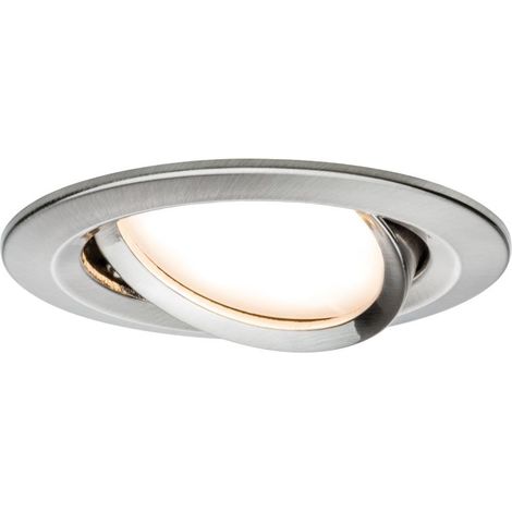 Paulmann 93482 Nova Einbauleuchte LED LED 6 W Eisen (gebürstet) (1/2)