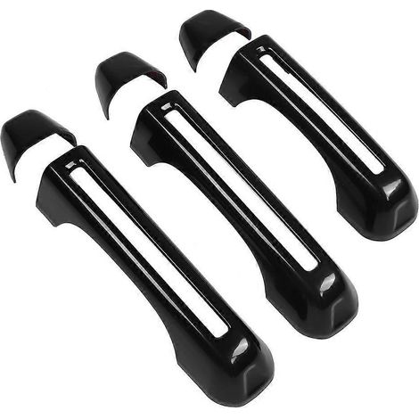 6-teiliges Set Türgriffabdeckungen außen, schwarz, passend für Jeep Wrangler JL ab 2018