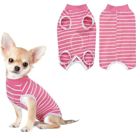 Recovery Suit for Dogs, Pink, XS