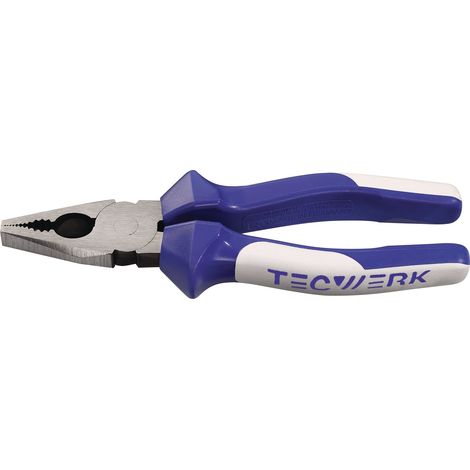 Alicates combinados L.160mm pul. Funda multicomponente TECWERK (1/2)