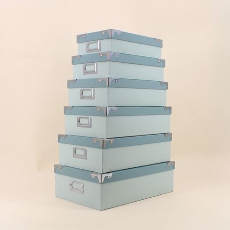 Set de 6 boites de rangement