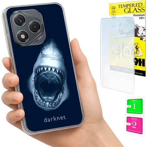 Custodia per Honor 400 Lite con cover posteriore e vetro temperato 9H. (1/5)