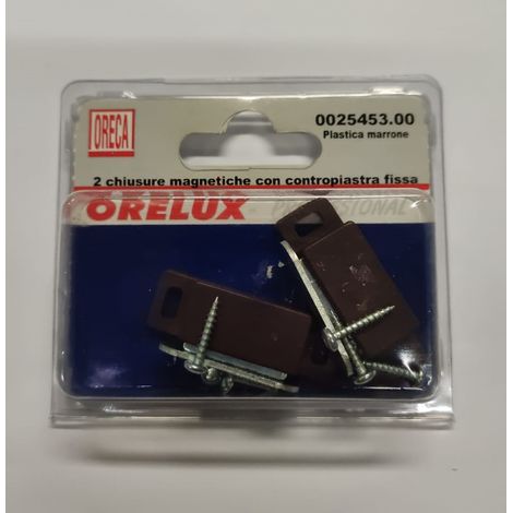 ORECA - CHIUSURA MAGNETICA CON CONTROPIASTRA 1 FORO 2PZ