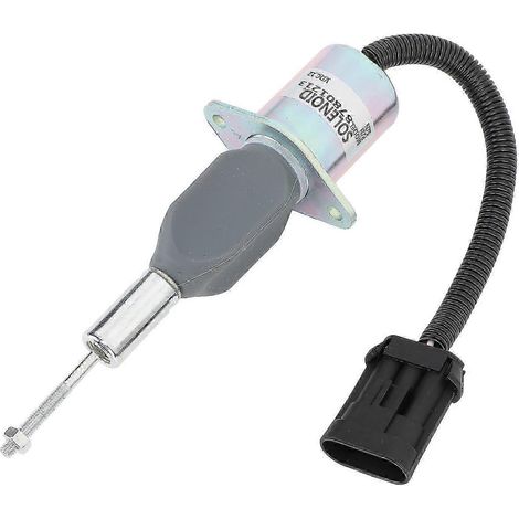 Électrovanne de coupure de carburant pour moteur Cummins 12 V, référence 87801213, vanne de précision (1/5)