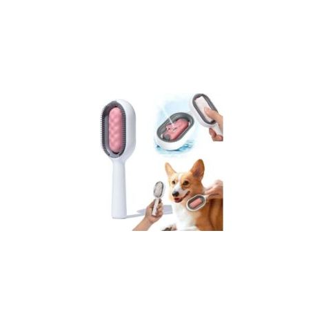 Peine quitapelos para mascotas, cepillo para gatos con depósito de agua, cepillo autolimpiante para perros y gatos - Crezuo