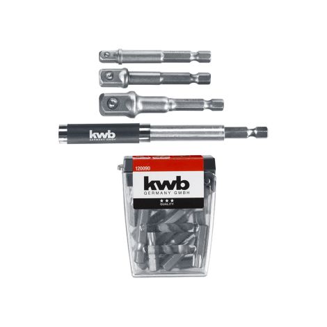 KWB Einhell 49120090 Set 23 Bits 4 Adattatori PH TZ T 16x25mm 3x50mm Avvitatore (1/5)