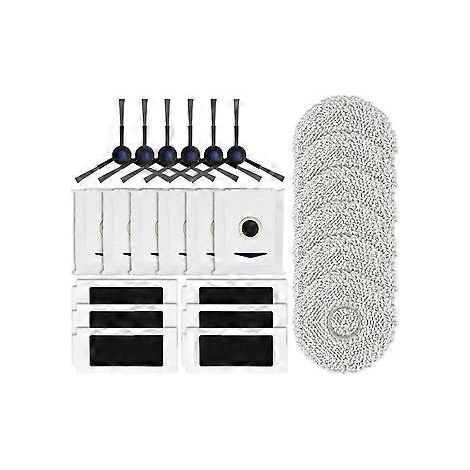 Ersatzteile für Deebot T30 Pro Omni / DDX14 / T30 MAX Staubsauger: Seitenbürste, HEPA-Filter, Wischmopp-Tuch D (1/5)