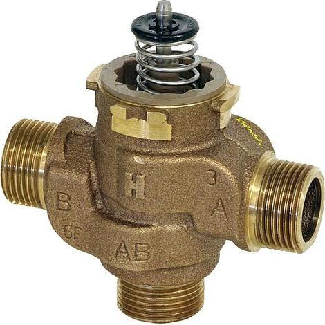 VCZMH6000 Honeywell soupape d inversion 3 voies 3/4" filfemelle, KV 7,0" (1/4)