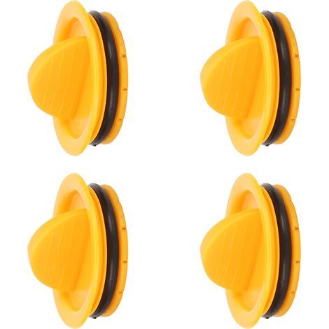 Couvercle de filtre dentaire jaune 4 pièces, capuchon pour aspiration de chaise dentaire, pièce de rechange accessoire