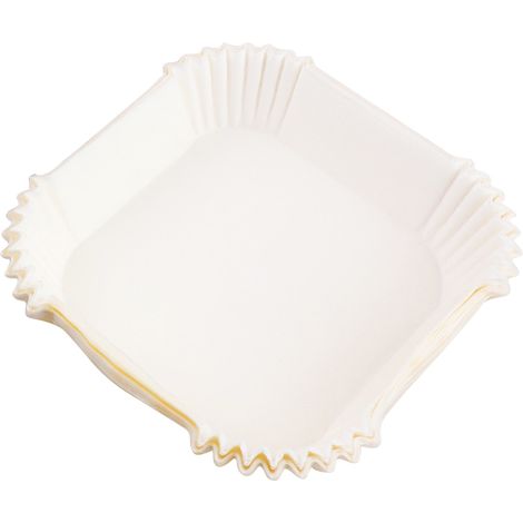 Papier sulfurisé carré jetable pour friteuse à air, blanc, lot de 100, idéal pour la cuisson au micro-ondes. (1/5)