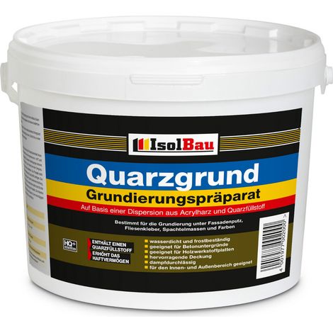 Quarzgrund Haftgrund Putzgrund 15 kg Putz Quarz Grundierung Isolbau Weiß (1/2)