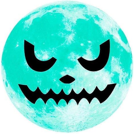 Sticker mural décoratif lumineux pour chambre d'enfant, décoration d'Halloween, adhésif pour plafond ou mur, porte, fenêtre, chambre, fête-grimace 4 (1/5)